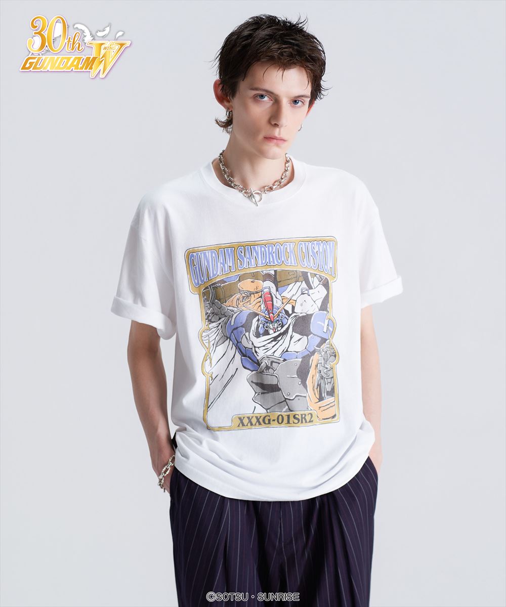 Gundam Sandrock Custom T-shirt / ガンダムサンドロック改Tシャツ　glamb グラム