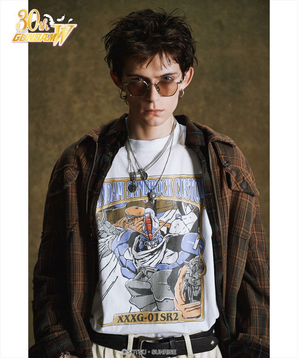 Gundam Sandrock Custom T-shirt / ガンダムサンドロック改Tシャツ　glamb グラム