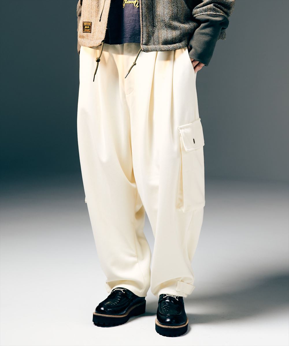 Structure Tuck Cargo Pants / ストラクチャータックカーゴパンツ　glamb グラム