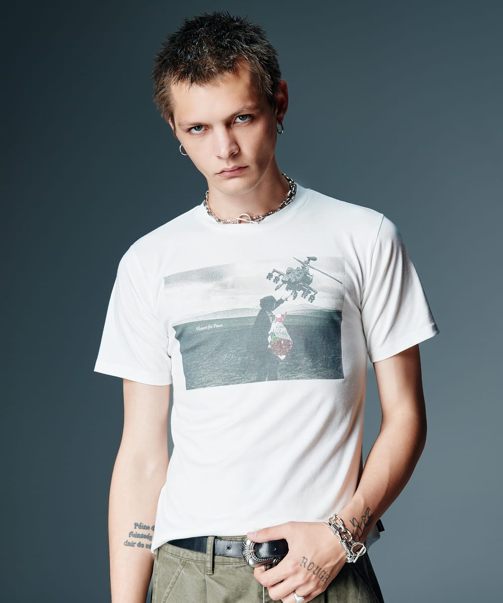 Rakuten - Flowers T-Shirt / フラワーTシャツ　glamb グラム