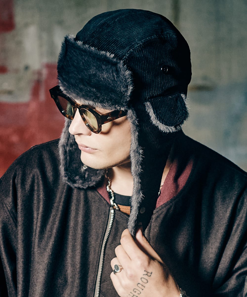 樂天商城 - Corduroy Flight Cap / コーデュロイフライトキャップ　glamb グラム