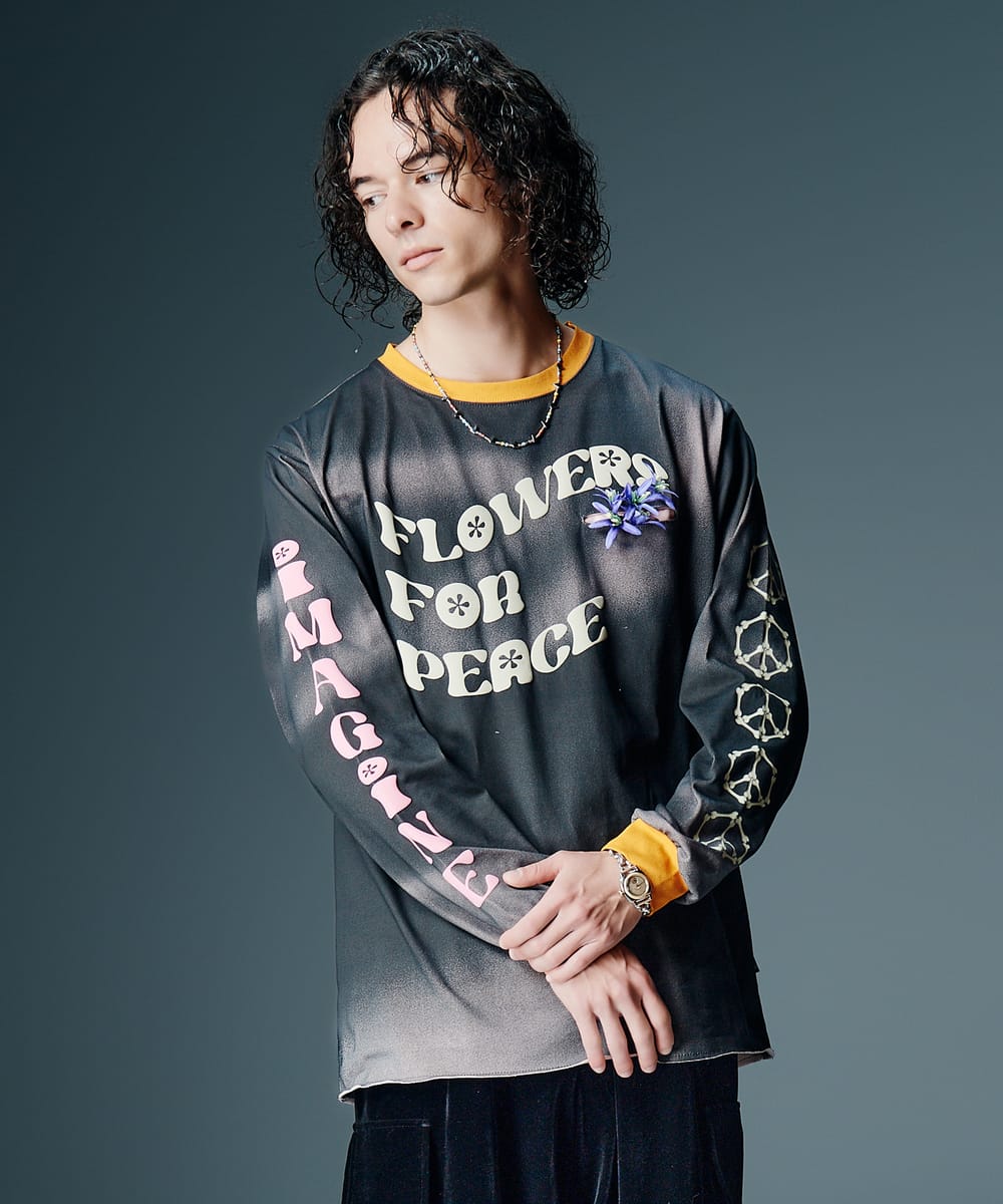 Rakuten - Psychedelic Peace Cutsew / サイケデリックピースカットソー　glamb グラム