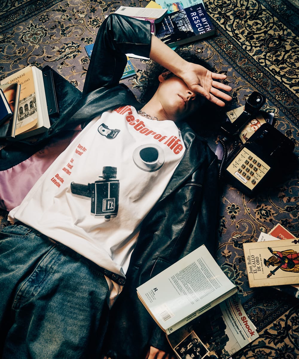 Rakuten - Coffee and Film T-Shirt / コーヒー＆フィルムTシャツ　glamb グラム