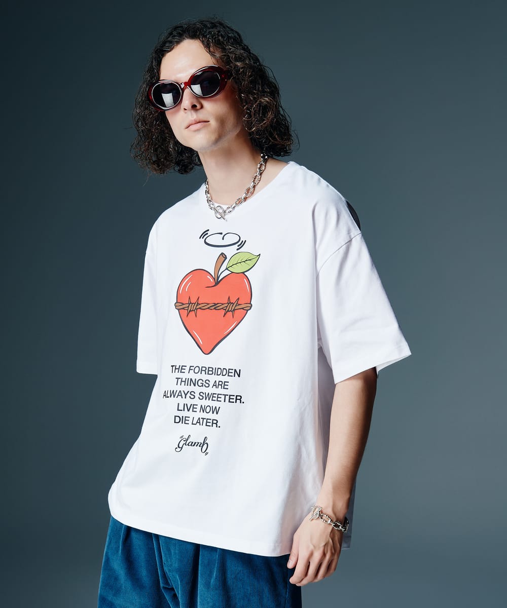 Rakuten - Apple Heart T-Shirt / アップルハートTシャツ　glamb グラム