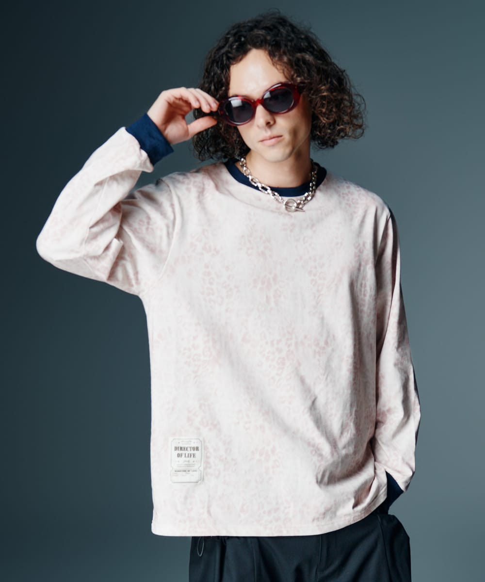 Rakuten - Leopard Trim Cutsew / レオパードトリムカットソー　glamb グラム