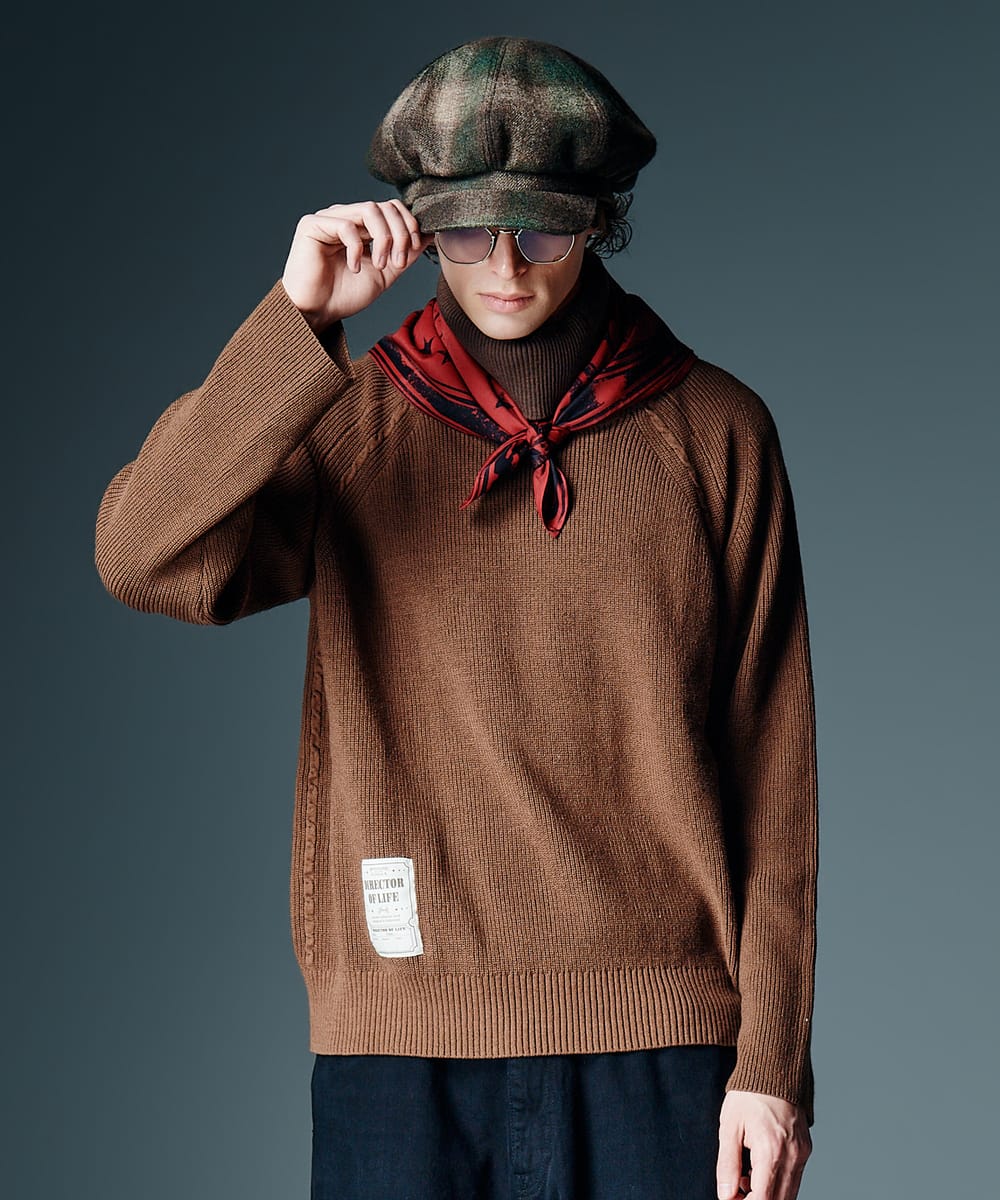 Rakuten - Raglan Turtle Neck Knit / ラグランタートルネックニット　glamb グラム