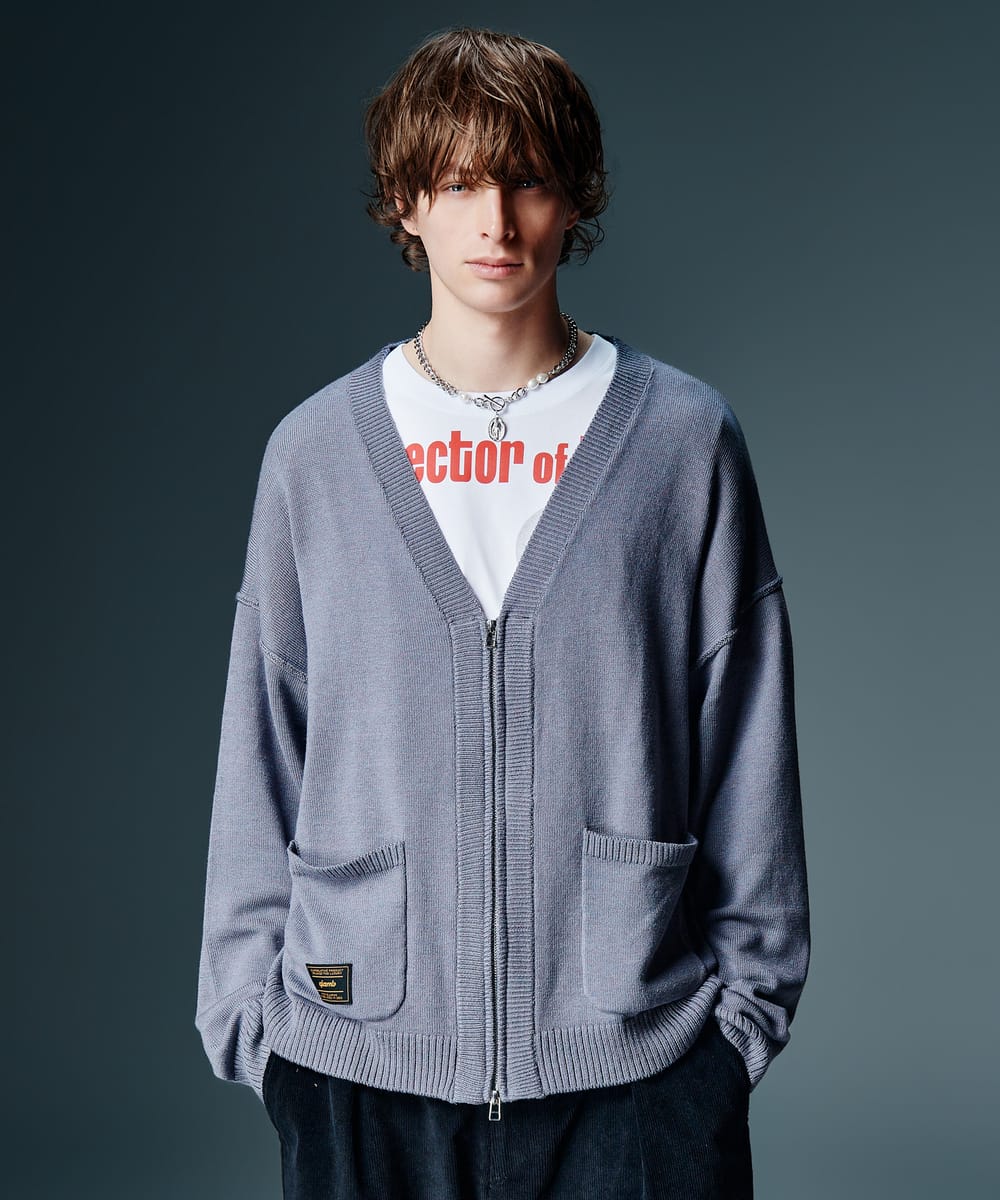 Rakuten - Zip Knit Cardigan / ジップニットカーディガン　glamb グラム