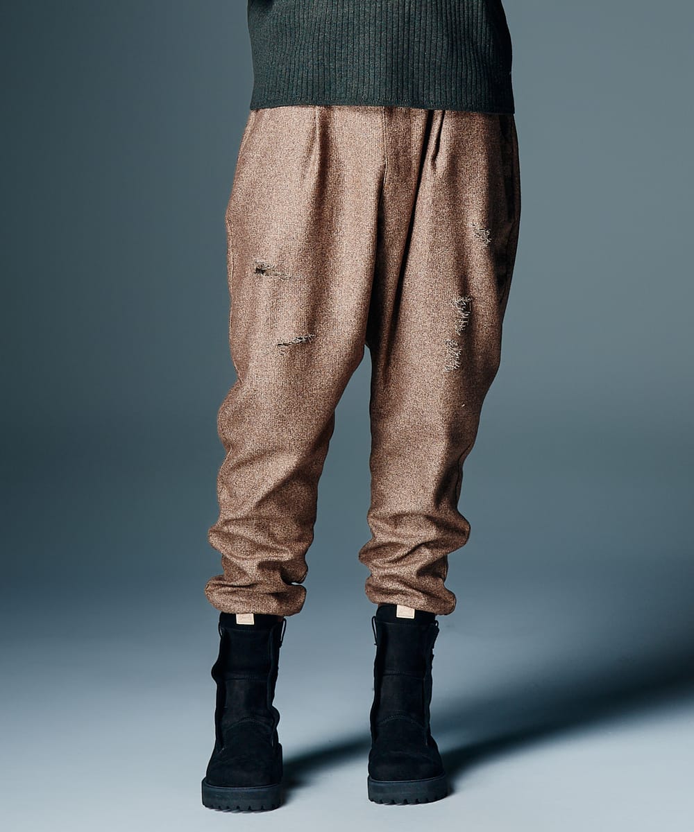 樂天商城 - Tweed Jogger Pants / ツイードジョガーパンツ　glamb グラム