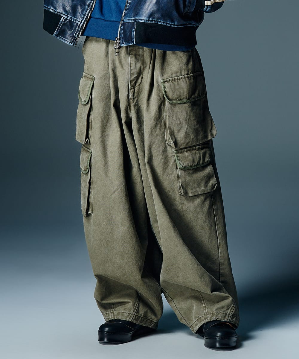 Rakuten - Fade Asymmetry Cargo Pants / フェイドアシンメトリーカーゴパンツ　glamb グラム