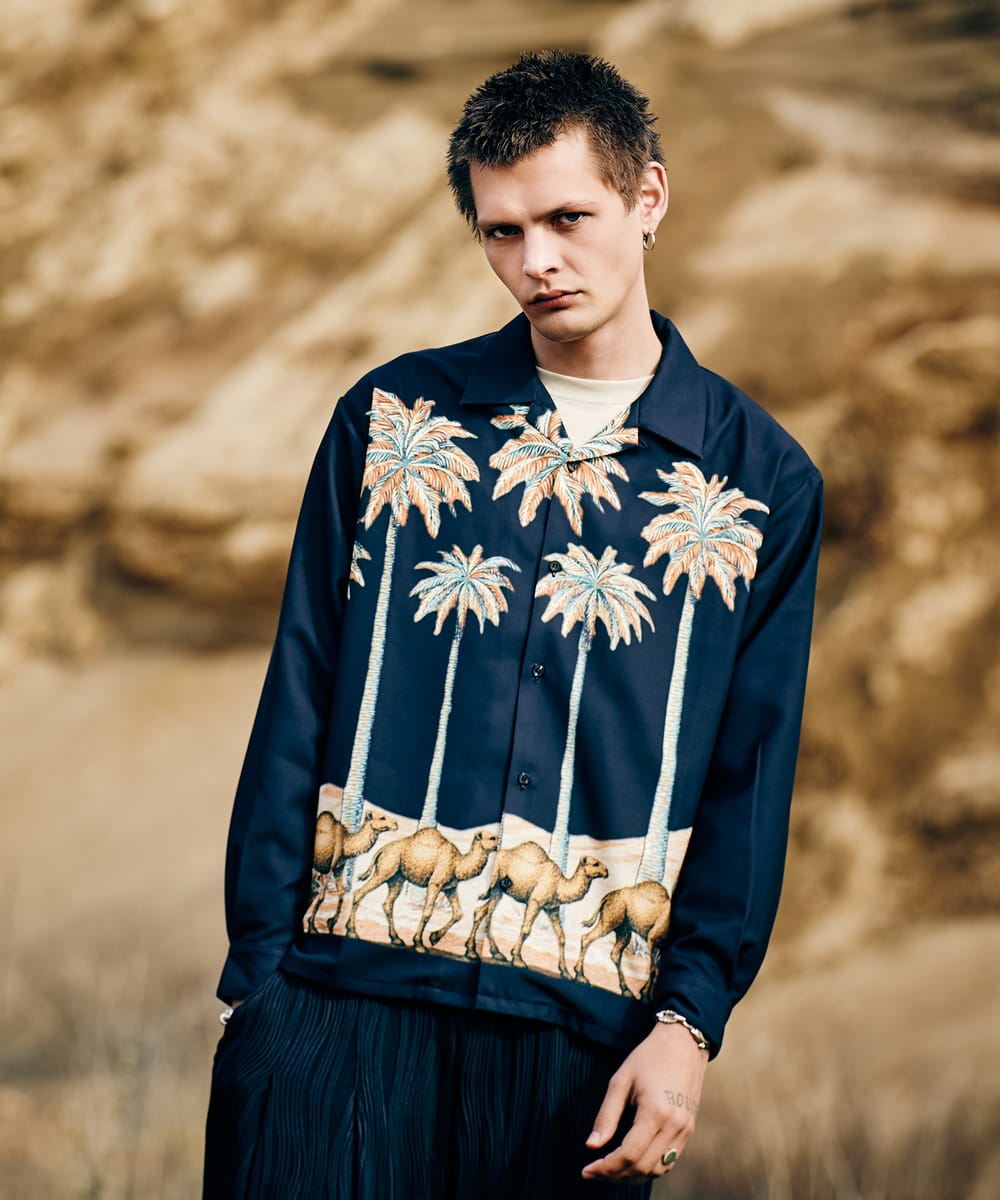 Rakuten - Desert Parade Aloha Shirt / デザートパレードアロハシャツ　glamb グラム