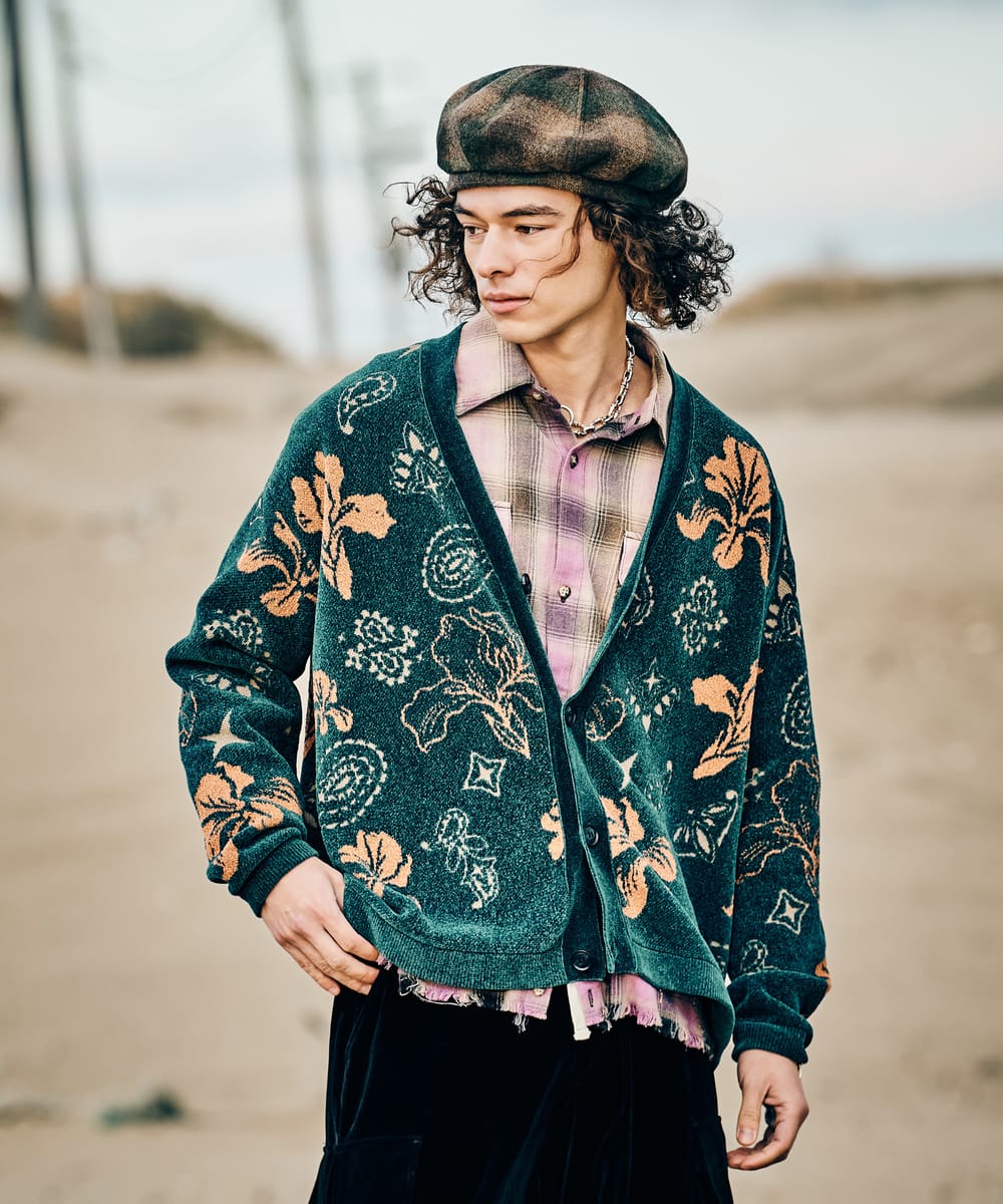 Rakuten - Paint Splash Check Shirt / ペイントスプラッシュチェックシャツ　glamb グラム