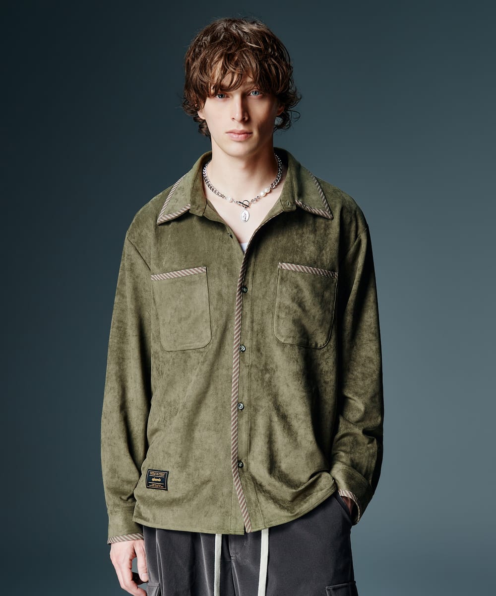 Rakuten - Velour Pajamas Shirt / ベロアパジャマシャツ　glamb グラム