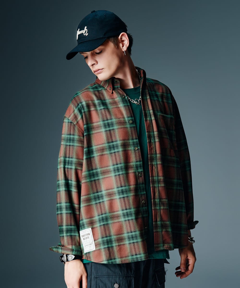 Rakuten - Extra Big Check Shirt / エクストラビッグチェックシャツ　glamb グラム