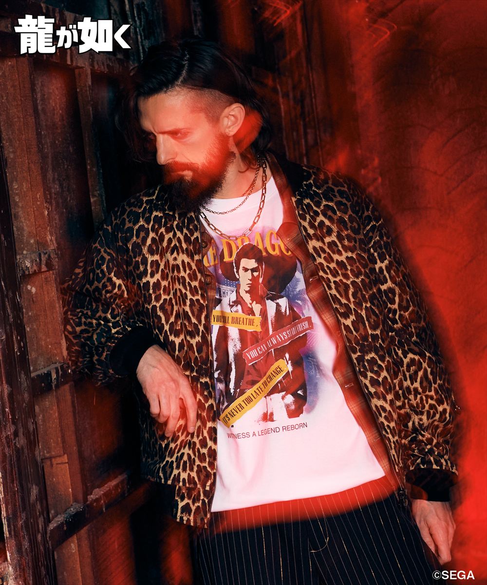龍が如く 極3 / 龍が如く3外伝 Dark Ties　Kazuma Kiryu T-shirt II / カズマキリュウTシャツ2　glamb グラム