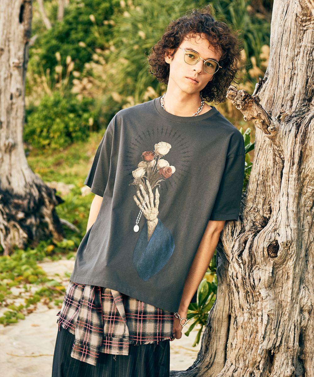 Rakuten - Prayer Charm T-Shirt / プレイヤーチャームTシャツ　glamb グラム