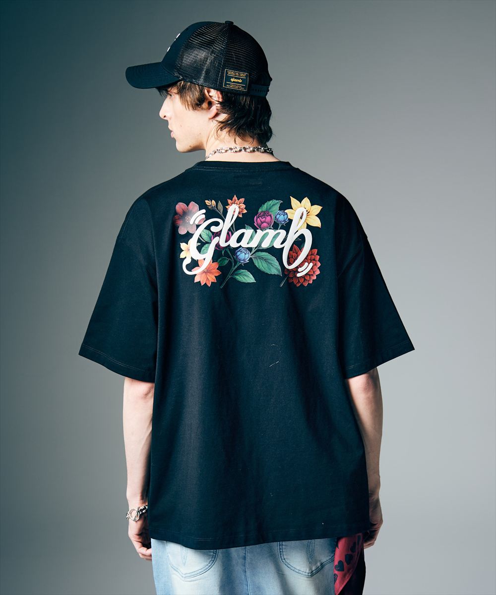 Rakuten - Floral Spin Logo T-Shirt / フローラルスピンロゴTシャツ　glamb グラム