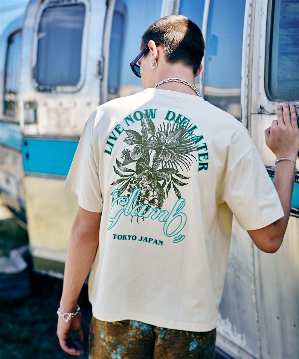 Spin Logo Surf T-Shirt / スピンロゴサーフTシャツ　glamb グラム