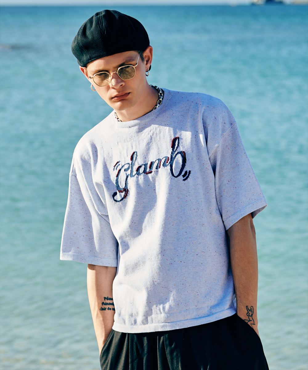 Rakuten - Hand Stitch Logo Knit / ハンドステッチロゴニット　glamb グラム