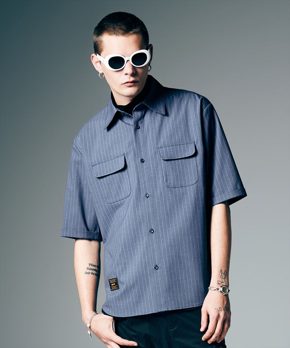 樂天商城 - Oversize Work Shirt / オーバーサイズワークシャツ　glamb グラム
