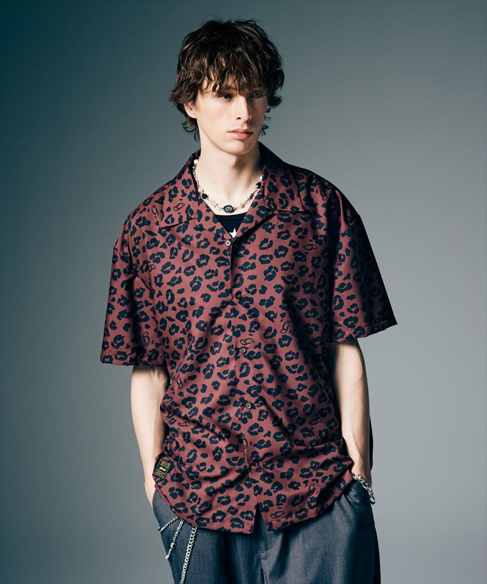 Rakuten - Leopard Open Collar Shirt / レオパードオープンカラーシャツ　glamb グラム
