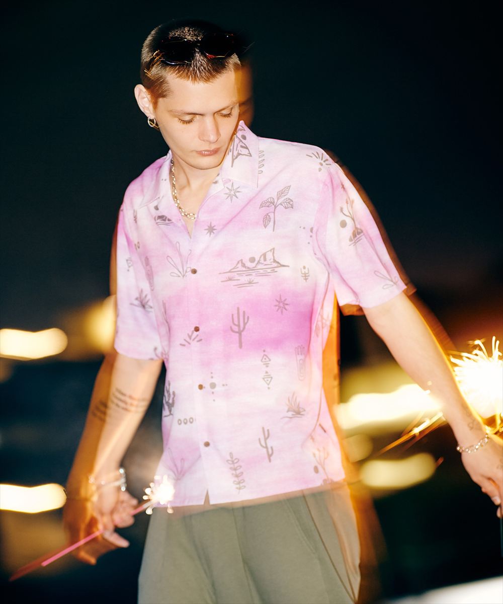Rakuten - Abstract Hawaiian Shirt / アブストラクトハワイアンシャツ　glamb グラム