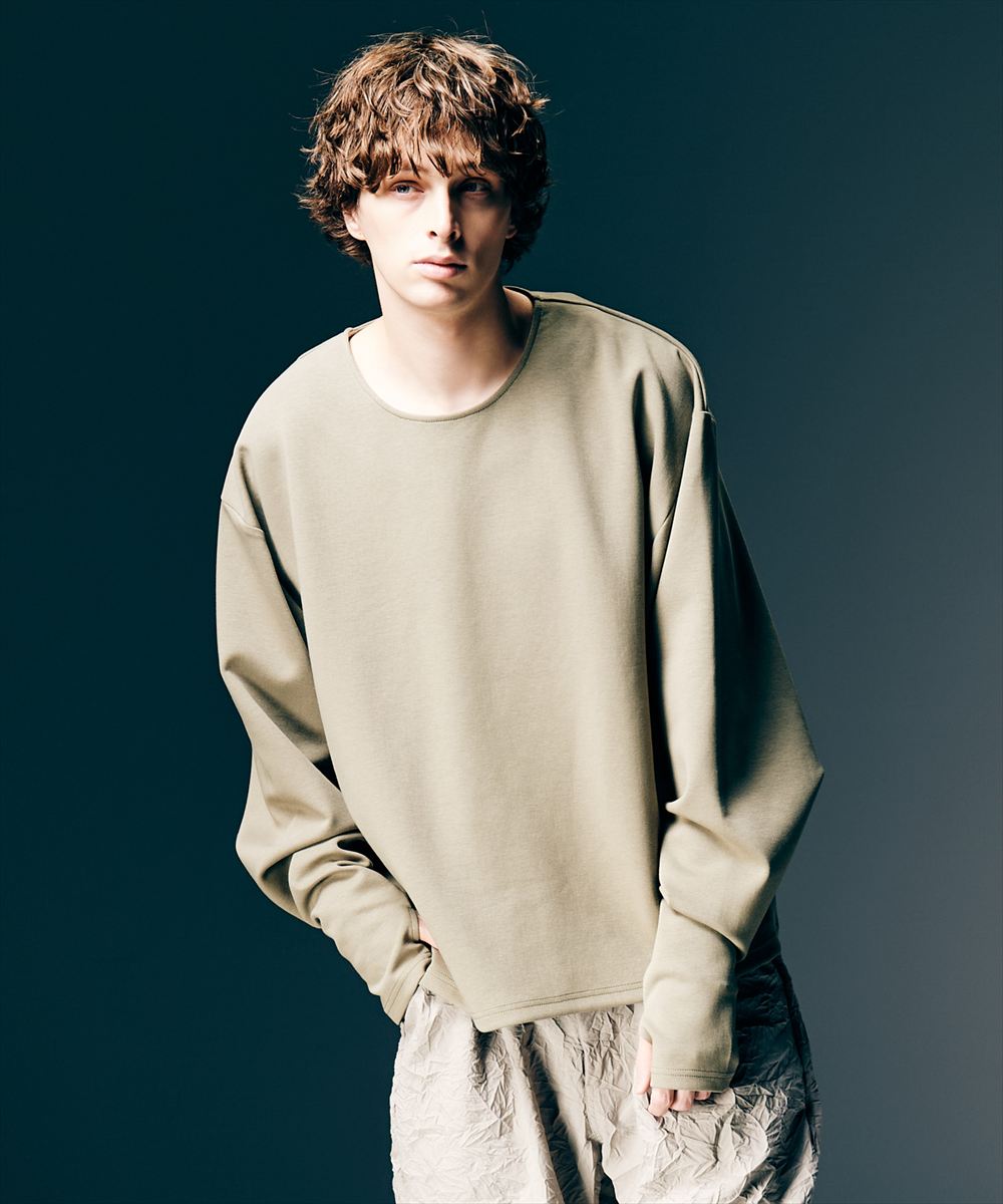 Rakuten - Wide Sleeves Smooth Cutsew / ワイドスリーブスムースカットソー　glamb グラム