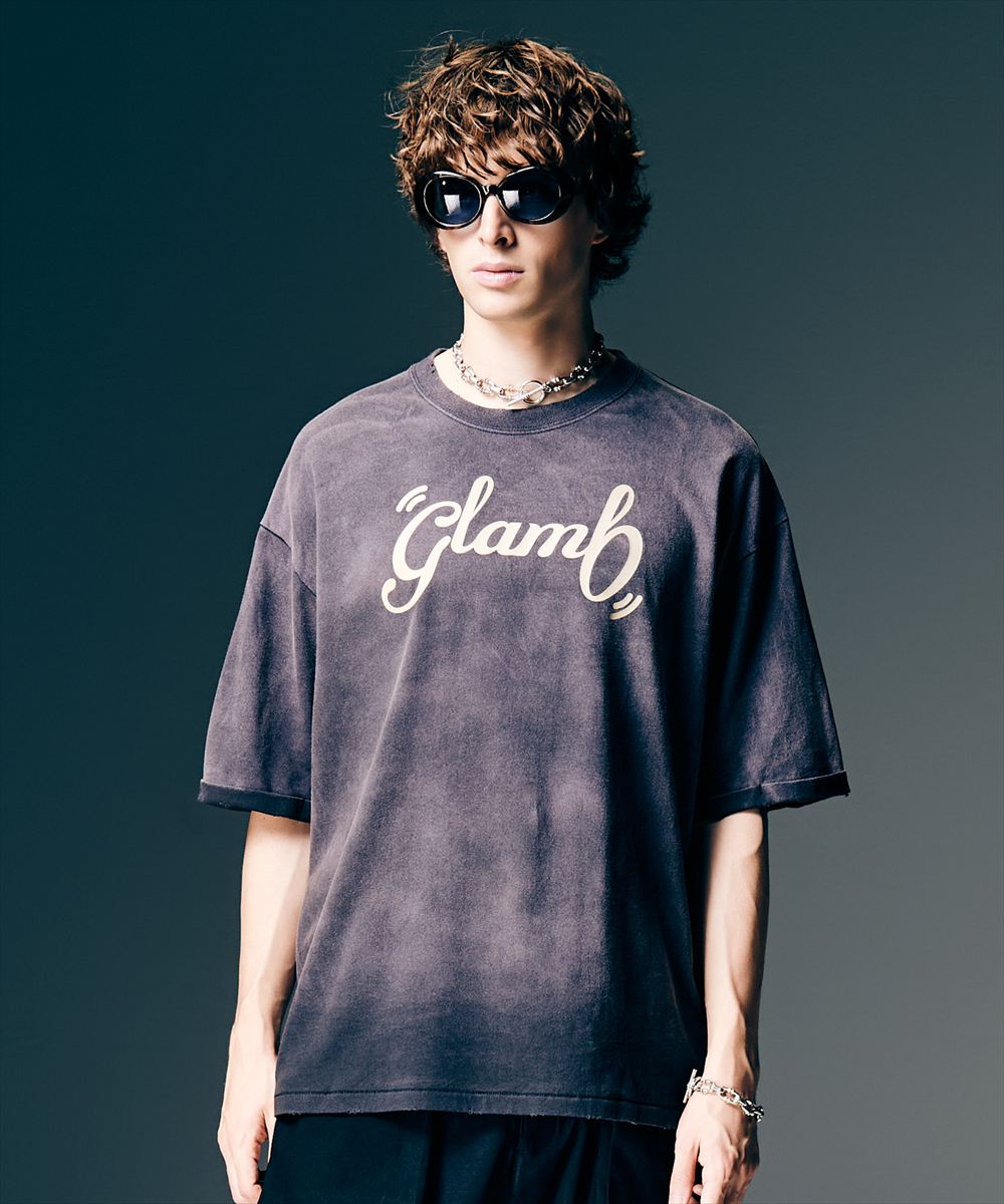 Rakuten - Spin Logo Fade T-Shirt / スピンロゴフェイドTシャツ　glamb グラム