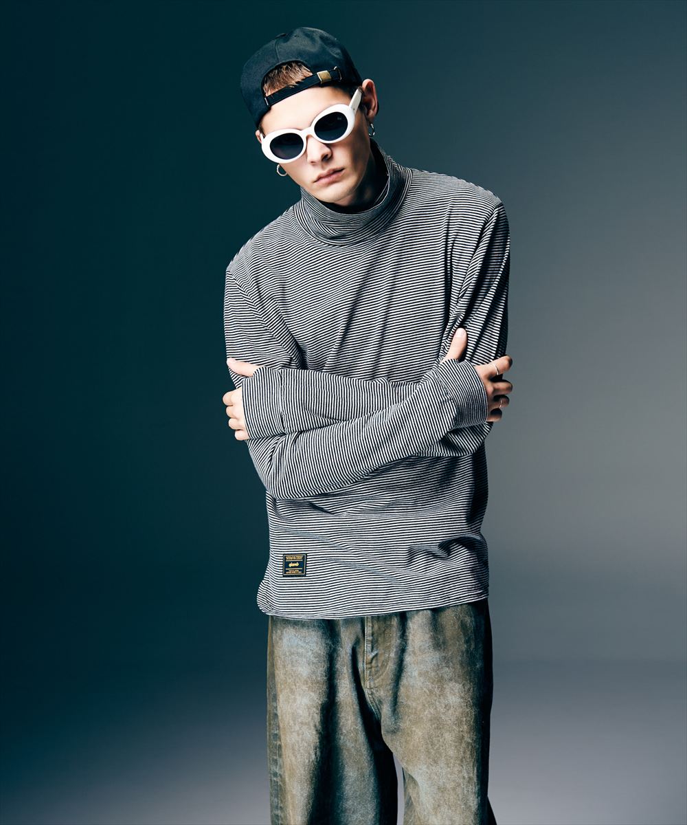 Rakuten - Deformed Turtleneck Cutsew / デフォームドタートルネックカットソー　glamb グラム