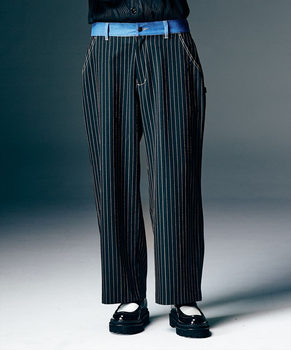 Rakuten - Denim Combination Slacks / デニムコンビネーションスラックス　glamb グラム