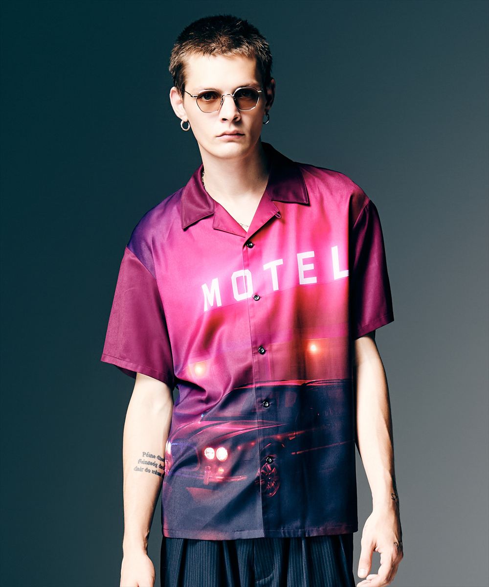 樂天商城 - Midnight Open Collar Shirt / ミッドナイトオープンカラーシャツ　glamb グラム