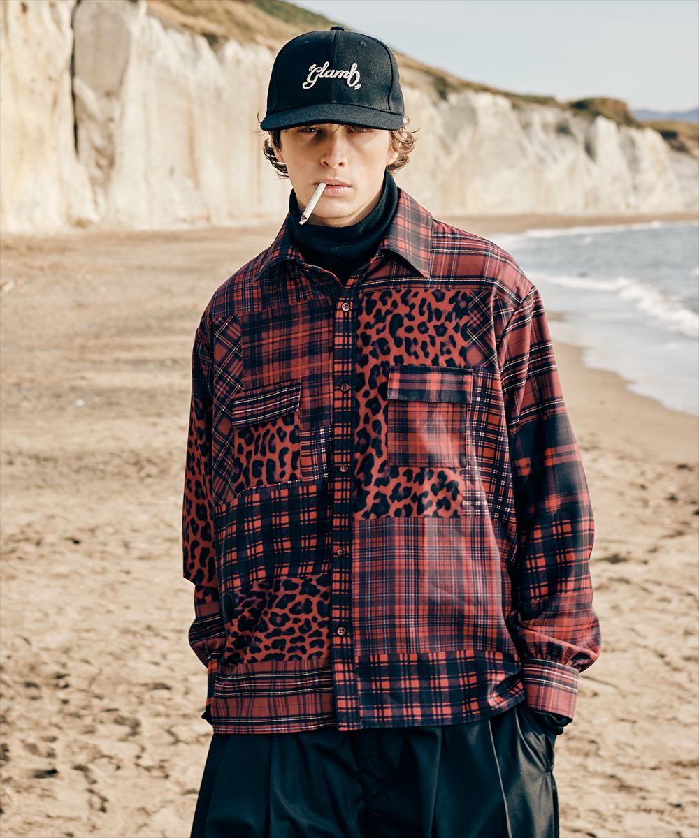 Rakuten - Patchwork Print Shirt / パッチワークプリントシャツ　glamb グラム