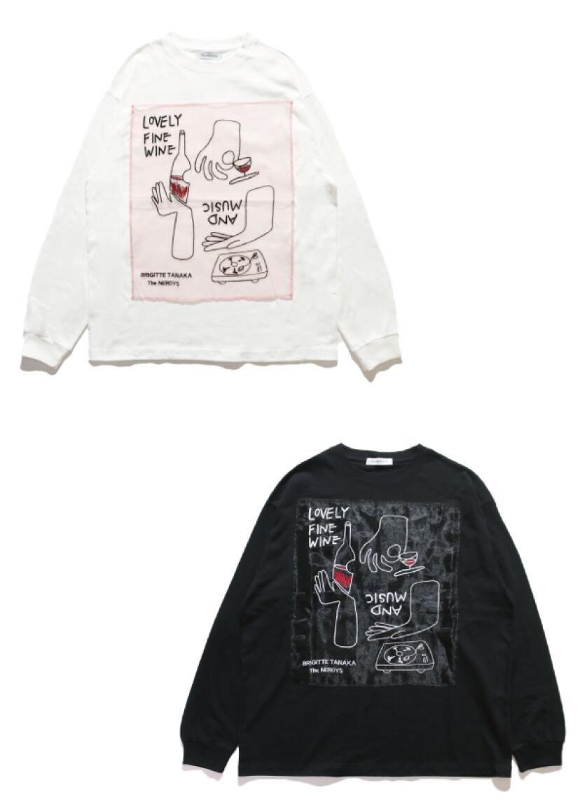 Brigitte Tanaka×The NERDYS WINE L/S
