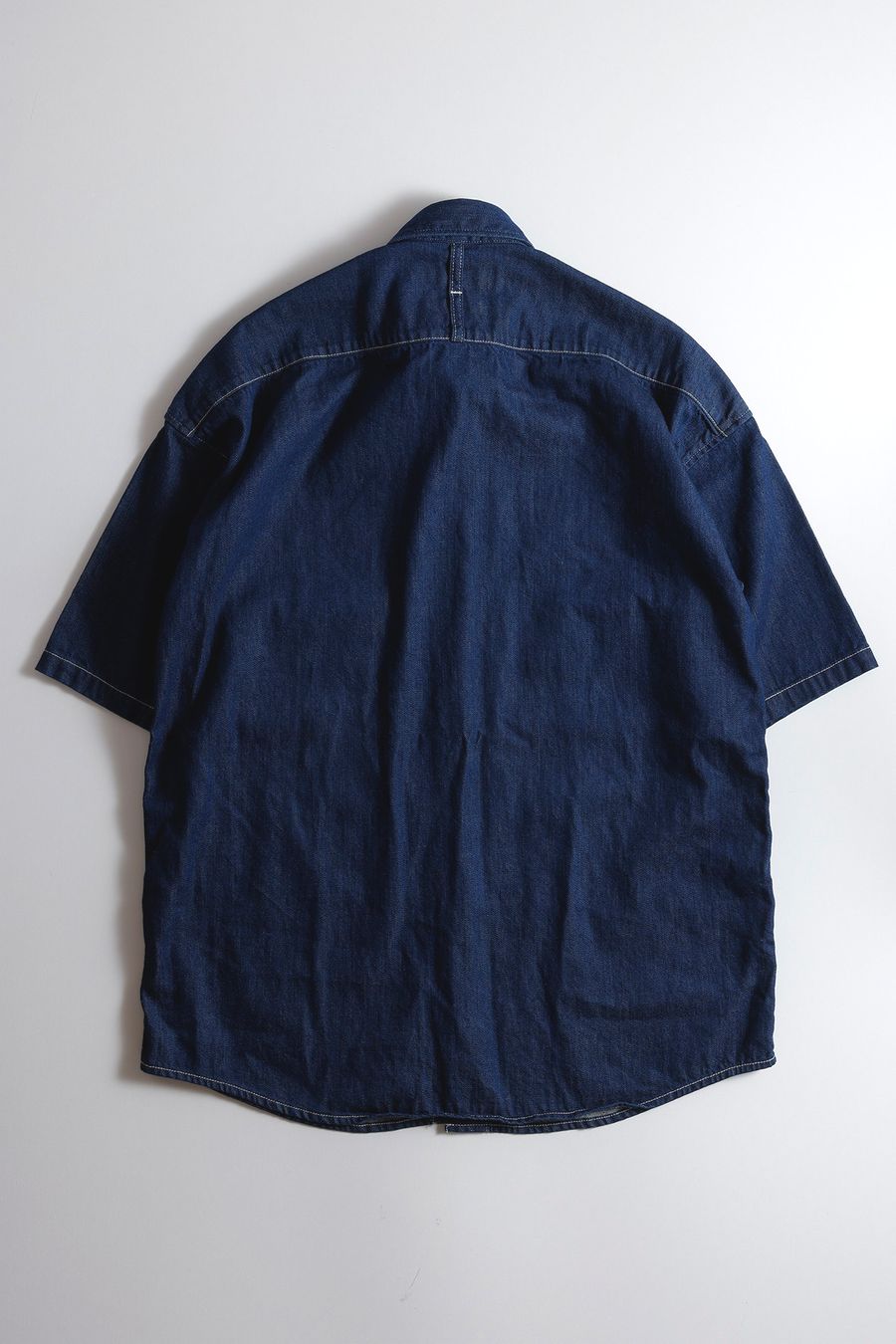 DENIM 2ND S/S SHIRT RINSE / デニム セカンドシャツ　FDMTL ファンダメンタル