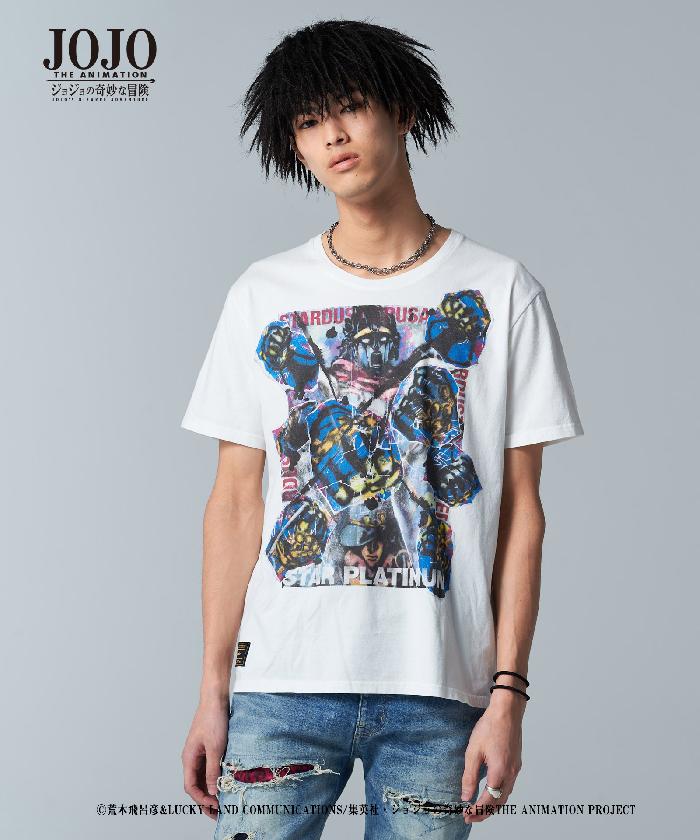 JOJO x glamb グラム ジョジョ スタープラチナ Tシャツ Star Platinum T 空条承太郎