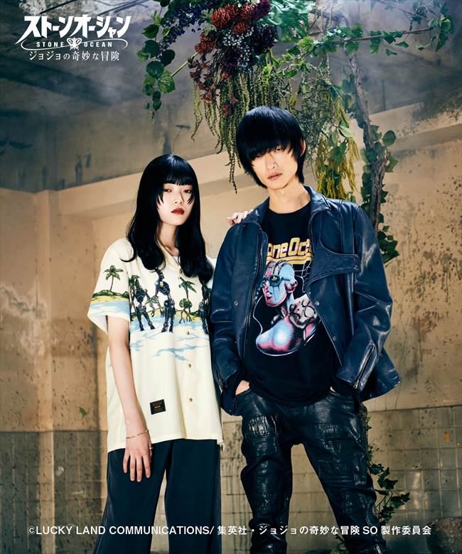 glamb グラム　JOJO ジョジョ　ストーンフリー長袖 T　Jolyne’s Stand T