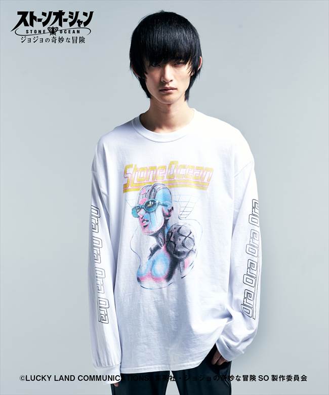 glamb グラム　JOJO ジョジョ　ストーンフリー長袖 T　Jolyne’s Stand T