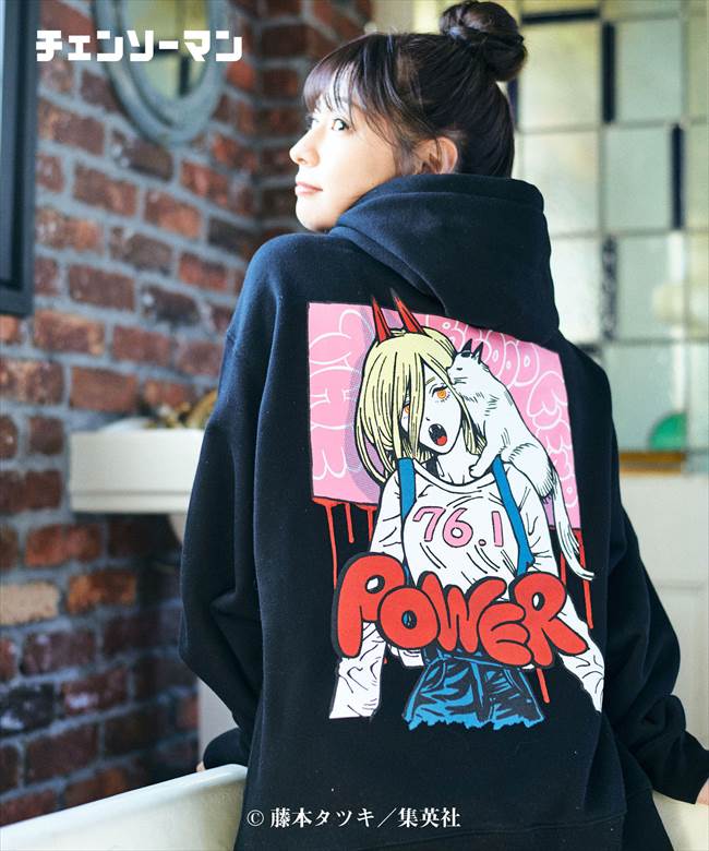 glamb グラム　チェンソーマン　Power Hoodie　パワー フーディ