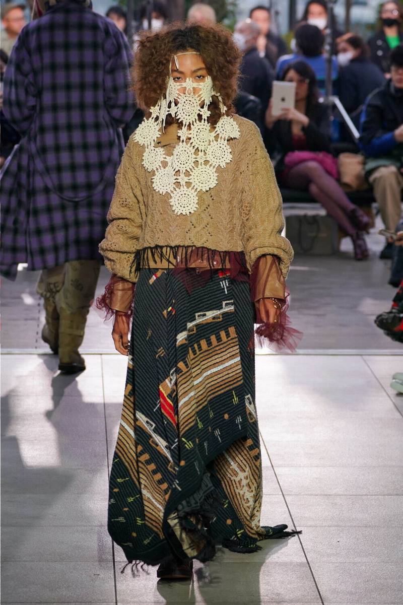 (un)decided アンディサイデッド　Cable-knit sweater Ver, Fringe Corn　ケーブルニット　SEVESKIG　特別価格