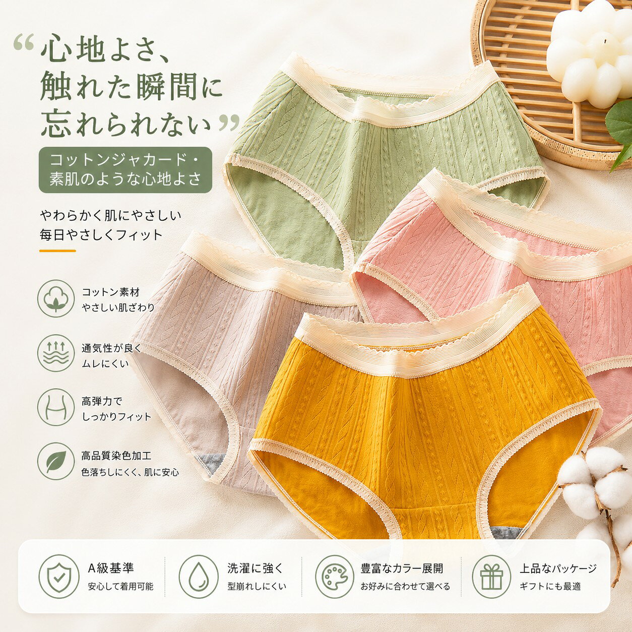 【1枚無料】 6枚セット 綿 ショーツ レースレディース セット レディース ショーツ...