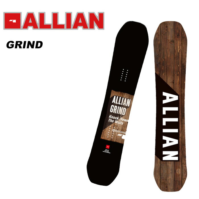 ALLIAN アライアン スノーボード 板 GRIND 22-23 モデル