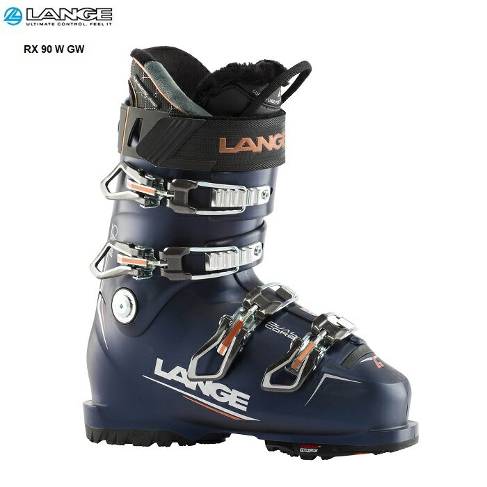 LANGE ラング スキーブーツ レディース ALL MOUNTAIN RX 90 W FLEX：90 LAST：100mm MED VOL SIZE：22 - 27.5 WEIGHT(g)：1910g FIT INFORMATION ・SPORT FOOTBED ・DUAL 3D LINER PERFORMANCE ・CORE CUSTOM 3 ・POWERSTRAP 40mm ・SHIN CONTROL ・THINSULATE THERMAL INSULATION SHELL ・Shell：POLYURETHANE ・Cuff：POLYURETHANE ・DUAL SCREW CANTING ・GRIPWALK SOLE ※モニターの発色によって色が異なって見える場合がございます。 ※ご注意※ ・製造過程で細かいキズがつくことがあります。ご了承ください。 ・実店舗と在庫を共有しているため、タイミングによって完売となる場合がございます。