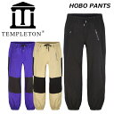 TEMPLETON テンプルトン ウェア HOBO PANTS BLACK BEIGE SUNRISE 22-23 モデル (2023) スノーウェア スキー ...