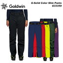 GOLDWIN G33359 G-Solid Color Slim Pants 23-24モデル ゴールドウィン スキーウェア パンツ