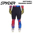 SPYDER SOFTSHELL TRAINING SHORT 23-24(2024)モデル スパイダー スキーウェア パンツ