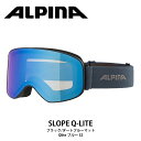 【A7293882】ALPINA アルピナ ゴーグル SLOPE Q-LITE ブラック/ダートブルーマット 23-24 モデル 【返品交換不可商品】(4)