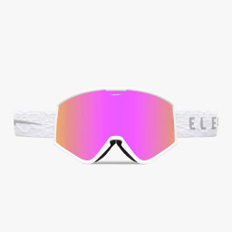 ELECTRIC エレクトリック ゴーグル KLEVELAND MATTE WHITE NURON PINK CHROME CONTRAST 23-24 モデル【返品交換不可商品】