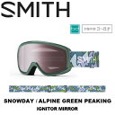 SMITH X~X S[O Snowday Alpine Green PeakingiIgnitor Mirror) 23-24 fyԕisiz