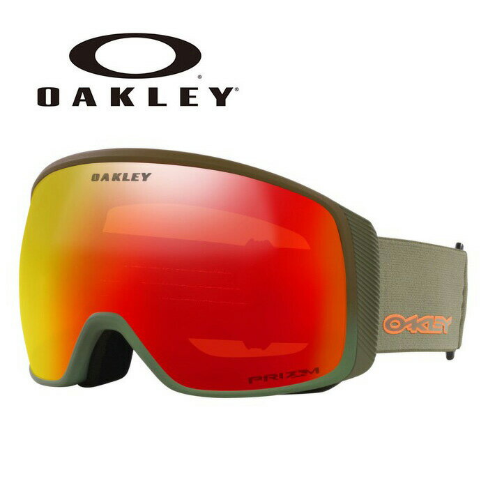 【71047400】OAKLEY ゴーグル FLIGHT TRACKER L FORGED IRON FOG PRIZM TORCH IRIDIUM 23-24 モデル【返品交換不可商品】