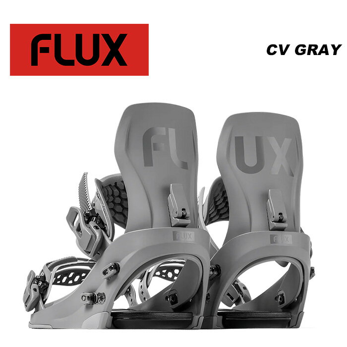 FLUX フラックス スノーボード ビンディング CV GRAY 23-24 モデル