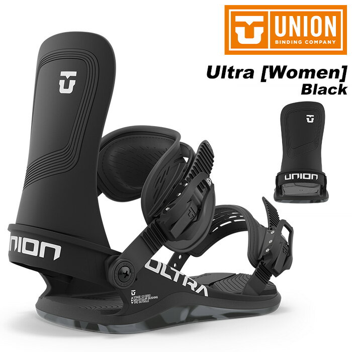 UNION ユニオン スノーボード ビンディング Ultra [Women] Black 23-24 モデル レディース